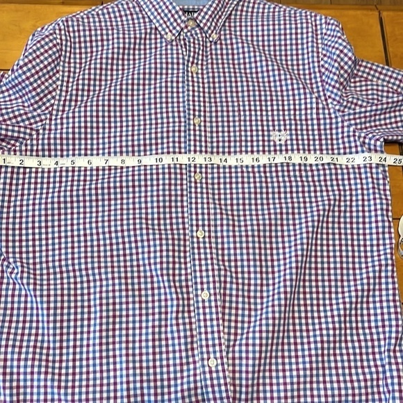 CHAPS men short sleeve button down shirt size xlarge. - Picture 6 of 7